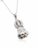 Mặt dây Bạc cao cấp Phật Bà Quan Âm | Guanyin Buddha Pendant in Sterling Silver by AME Jewellery