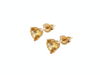 Bông tai Vàng Đá quý tự nhiên Heart Citrine Earrings in 14K Yellow Gold by AME Jewellery