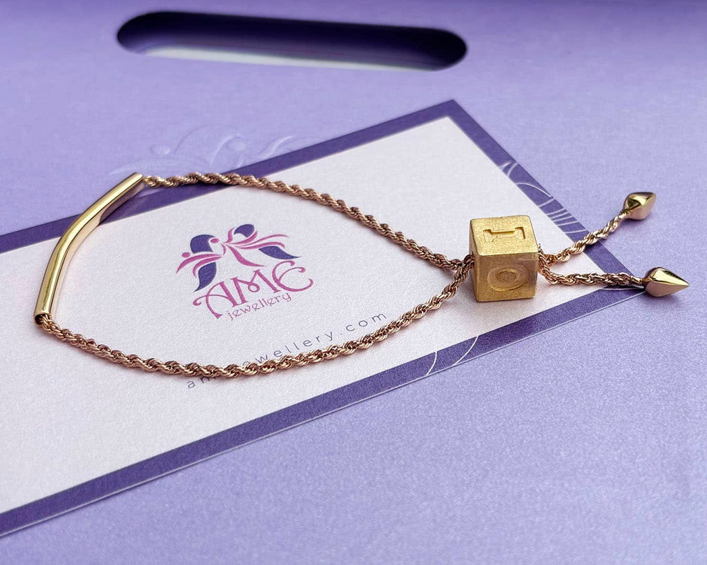 Lắc tay Vàng hồng và Vàng 18K KIO Bracelet in Rose & Yellow Gold by AME Jewellery