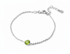 Lắc tay Đá quý thiên nhiên Peridot Bracelet in Sterling Silver by AME Jewellery