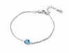 Lắc tay Đá quý thiên nhiên Blue Topaz Bracelet in Sterling Silver by AME Jewellery