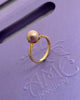 Nhẫn Vàng Ngọc trai nước nuôi ngọt màu Lavender Freshwater Cultured Pearl Ring in 14K Yellow Gold by AME Jewellery