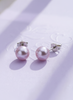 
Bông tai Vàng trắng Ngọc trai trắng Lavender Freshwater Cultured Pearl Earrings in 14K White Gold by AME Jewellery
