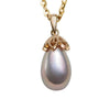 Mặt dây chuyền Vàng 14K Ngọc trai Lavender Pear Freshwater Pearl Gold Pendant Necklace by AME Jewellery