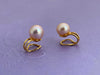 Bông tai Kẹp Ngọc trai Lavender Freshwater Cultured Pearl Clip-onEarrings in 14K Yellow Gold by AME Jewellery