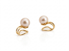 Bông tai Kẹp Ngọc trai Lavender Freshwater Cultured Pearl Clip-onEarrings in 14K Yellow Gold by AME Jewellery