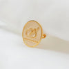 Logo OMN1 Foundation Brooch in Yellow Gold by AME Jewellery
