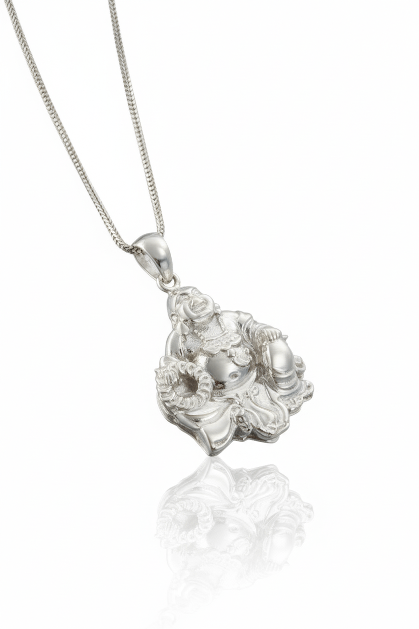 Mặt dây chuyền Phật Di Lặc | Maitreya Buddha Pendant in Sterling Silver by AME Jewellery