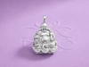 Maitreya Buddha Pendant Necklace in Sterling Silver by AME Jewellery.