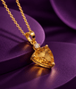 Mặt dây chuyền đá quý tự nhiên Citrine tringle cut - AME Jewellery