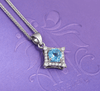 mặt dây chuyền đá quý tự nhiên swiss topaz - AME Jewellery