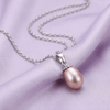 Mặt dây chuyền Ngọc trai giọt Lavender Teardrop Freshwater Pearl Pendant Necklace by AME Jewellery