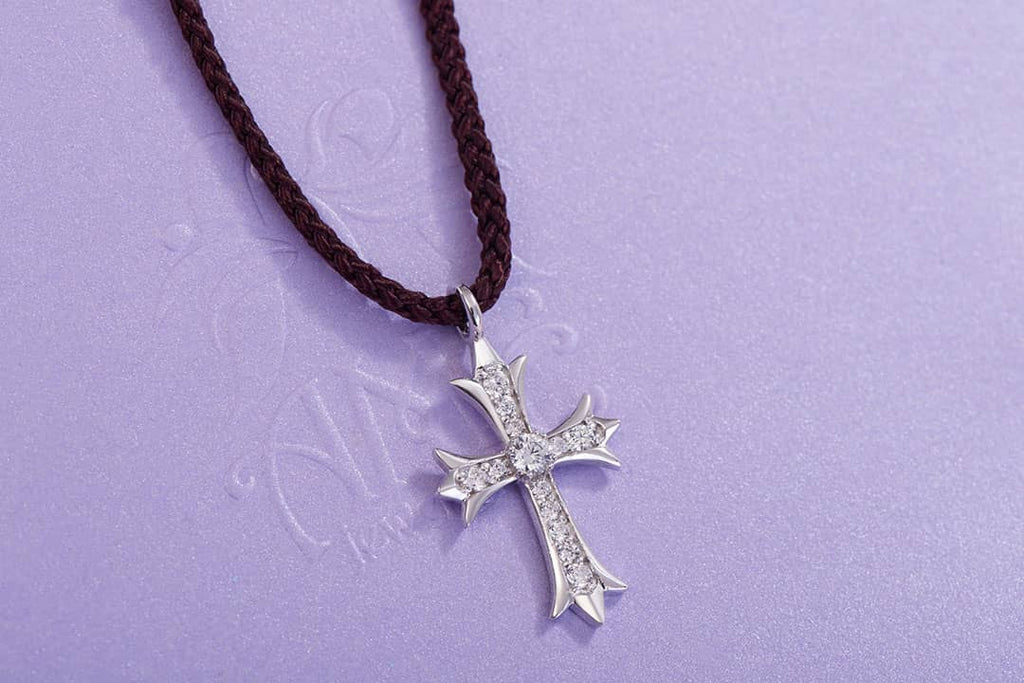 Mặt dây Thánh Giá Bạc cao cấp | Silver Cross Pendant | AME Jewellery