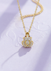 Mặt dây chuyền Vàng 14K Cóc ngậm tiền Thiềm Thừ | Lucky Money Frog or Money Toad Pendant Necklace in Yellow Gold by AME Jewellery