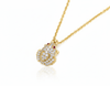 Mặt dây chuyền Vàng 14K Cóc ngậm tiền Thiềm Thừ | Lucky Money Frog or Money Toad Pendant Necklace in Yellow Gold by AME Jewellery