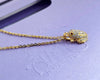 Mặt dây chuyền Vàng 14K Cóc ngậm tiền Thiềm Thừ | Lucky Money Frog or Money Toad Pendant Necklace in Yellow Gold by AME Jewellery