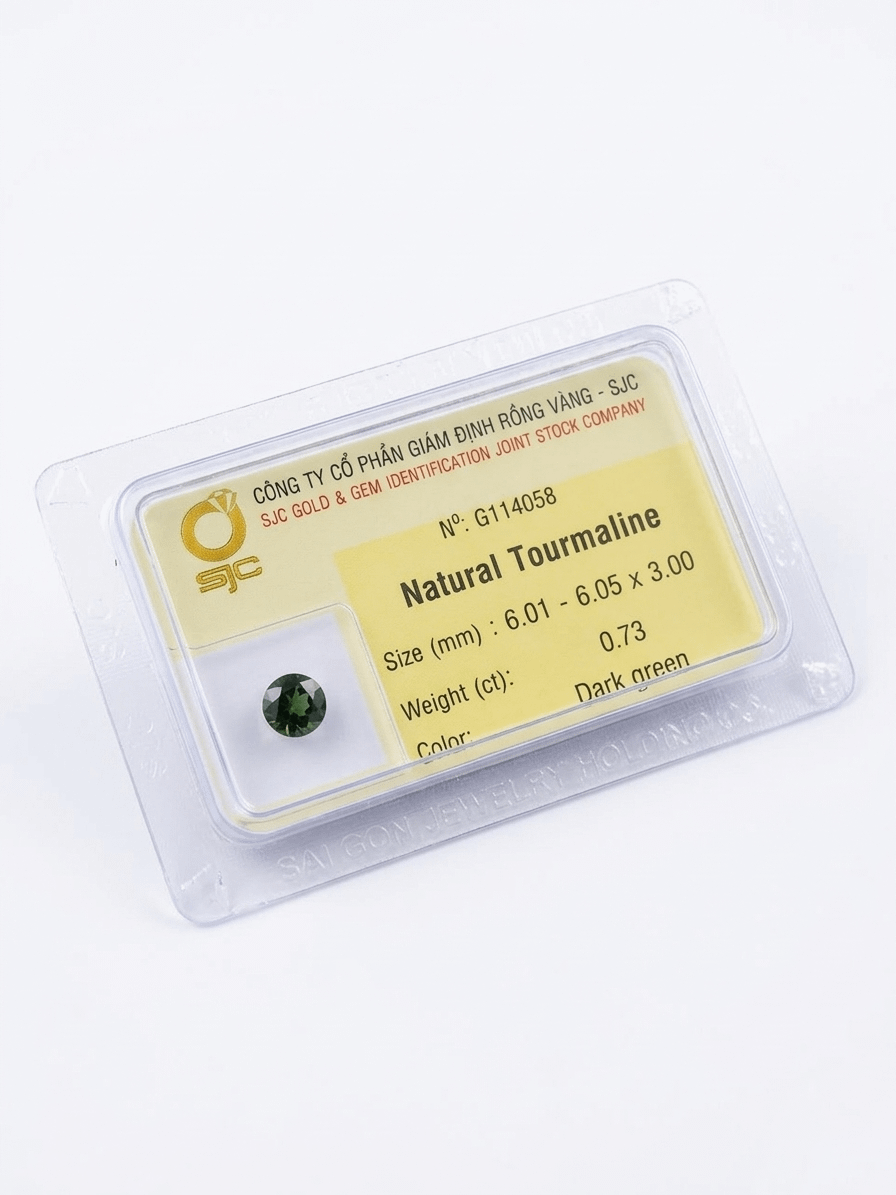 Đá quý tự nhiên Natural Green Tourmaline from AME Jewellery