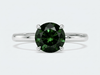 Nhẫn Vàng trắng Đá quý tự nhiên Natural Green Tourmaline Ring in 14K White Gold by AME Jewellery