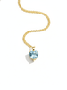 Mặt dây chuyền Vàng Đá quý tự nhiên Heart Blue Topaz Pendant in 14K Yellow Gold by AME Jewellery