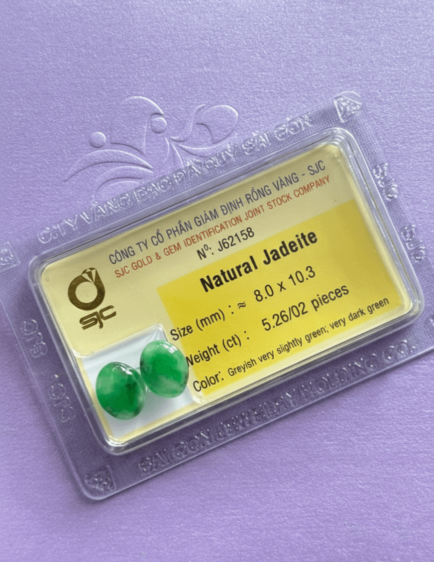 Cẩm thạch thiên nhiên Miến Điện - Natural Burmese Jadeite Jade from AME Jewellery