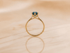 Natural London Blue Topaz Ring in 14K Yellow Gold - AME Jewellery