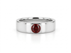 Nhẫn Đá quý tự nhiên Natural Red Garnet Ring in Sterling Silver by AME Jewellery