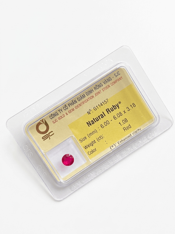 Đá quý tự nhiên Natural Red Ruby from AME Jewellery