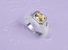 Nhẫn Nam Đá quý thiên nhiên Citrine Men's Ring in Sterling Silver by AME Jewellery