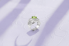 Natural Peridot Men's Ring in Sterling Silver by AME Jewellery.