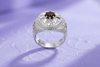 Natural Red Garnet US Army Men's Ring in Sterling Silver by AME Jewellery. Garnet is the birthstone for January and the gem for the 2nd anniversary. 