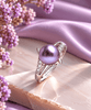 Nhẫn ngọc trai nuôi nước ngọt màu tím hoa cà - AME Jewellery