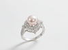 Nhẫn Ngọc trai Lavender Freshwater Pearl Flower Ring by AME Jewellery