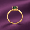 Nhẫn Vàng đá quý tự nhiên Green Tourmaline - AME Jewellery