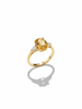 Nhẫn Vàng Đá quý tự nhiên oval Citrine Ring 14K Yellow Gold by AME Jewellery