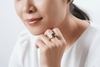  Nhẫn nữ Vàng Đá quý tự nhiên Oval Green Tourmaline Ring in 14K Yellow Gold by AME Jewellery