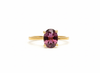 Nhẫn Vàng Đá quý tự nhiên Oval Pink-Brown Tourmaline Ring 14K Yellow Gold by AME Jewellery