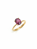 Nhẫn Vàng Đá quý tự nhiên Oval Pink-Brown Tourmaline Ring 14K Yellow Gold by AME Jewellery