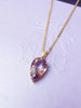 Mặt dây chuyền Vàng Đá quý tự nhiên Pear Ametrine Pendant Necklace in 14K Yellow Gold by AME Jewellery