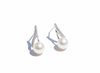 Bông tai Ngọc trai White Freshwater Pearl Silver Earrings by AME Jewellery