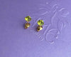 Bông tai Vàng Đá quý tự nhiên Peridot Stud Earrings in 14K Yellow Gold by AME Jewellery