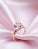 Nhẫn Vàng hồng Đá quý thiên nhiên Purple-Pink Spinel Ring in 14K Rose Gold by AME Jewellery