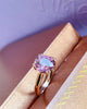 Nhẫn Vàng hồng Đá quý thiên nhiên Purple-Pink Spinel Ring in 14K Rose Gold by AME Jewellery