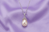 Mặt dây chuyền Ngọc trai giọt Pink Teardrop Freshwater Pearl Pendant Necklace by AME Jewellery