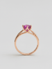 Nhẫn Vàng hồng Đá quý tự nhiên Pink Tourmaline Ring in 14K Rose Gold by AME Jewellery