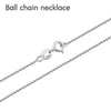 Dây chuyền bi nữ Bạc cao cấp Ball Bead Chain Necklace in Sterling Silver by AME Jewellery