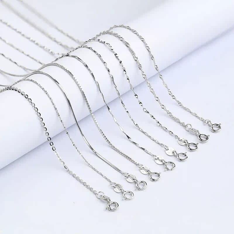 Dây chuyền nữ Bạc cao cấp Chain Necklaces in Sterling Silver by AME Jewellery