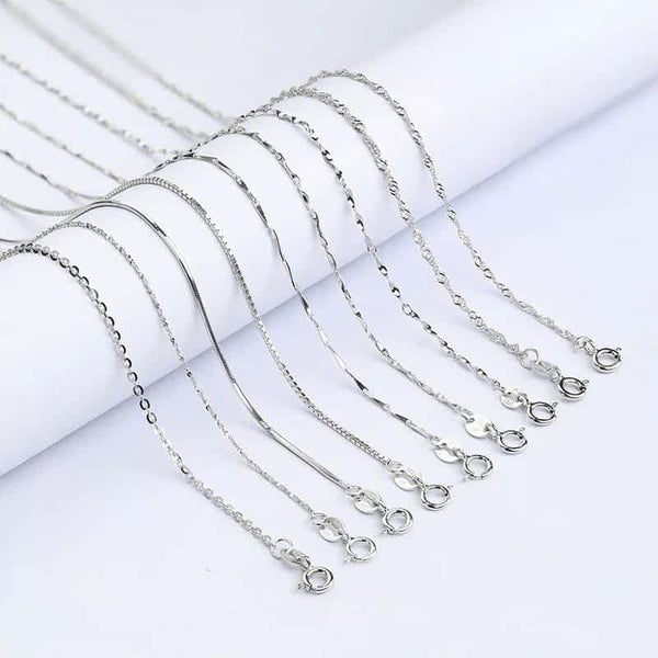 Dây chuyền nữ Bạc cao cấp Chain Necklaces in Sterling Silver by AME Jewellery