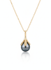 Mặt dây chuyền Vàng Ngọc trai biển Tahitian Pearl Pendant in 14K Yellow Gold by AME Jewellery