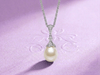 Mặt dây Bạc cao cấp Ngọc trai nuôi nước ngọt giọt - AME Jewellery