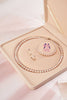 Bộ Trang sức Chuỗi Ngọc trai nước ngọt Lavender Pearl Strand Jewelry by AME Jewellery
